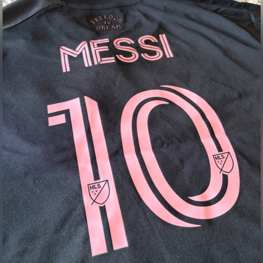 Adidas Authentic Inter Miami 2025 Black JI6819 Lionel Messi Jersey Women’s Sz L - Picture 9 of 9